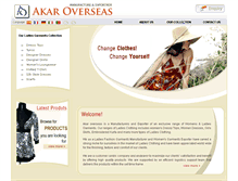 Tablet Screenshot of akaroverseas.com